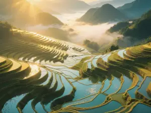 룽지티톈｜치안 Annland·이하오정원·쿵중루타이마당（진컹다자이）